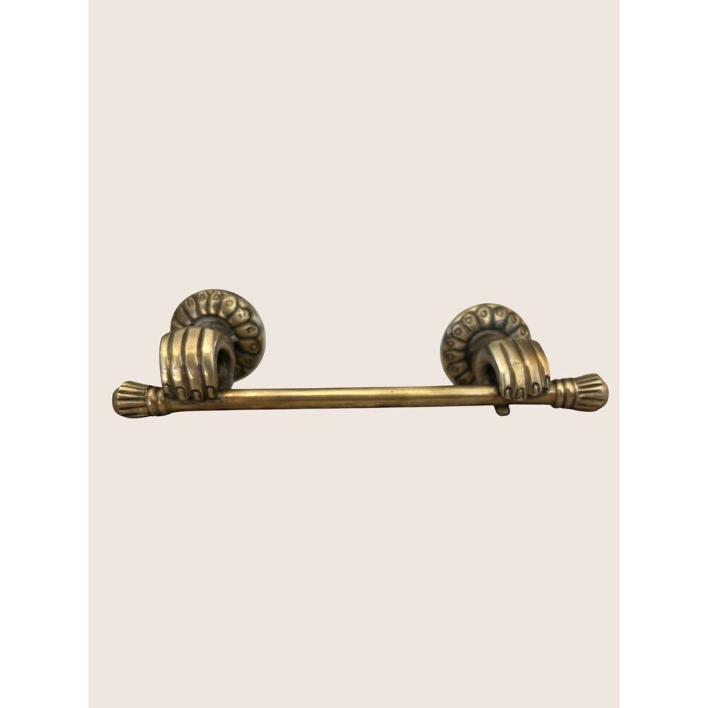 🤏 ANTHRO HOME NELLIE HAND HERITAGE DECORATIVE HANDLE BRASS KNOB PULL 6" LENGTH - Picture 3 of 6